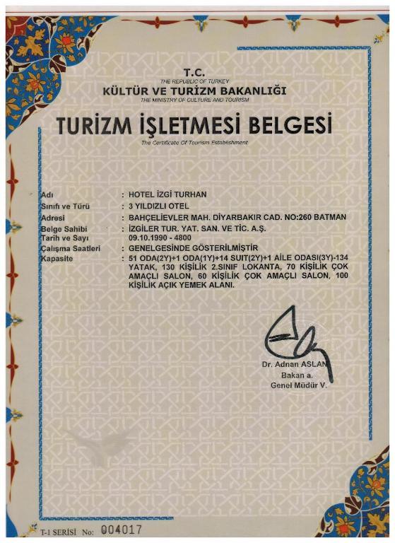 Hotel Izgi Turhan Batman Luaran gambar